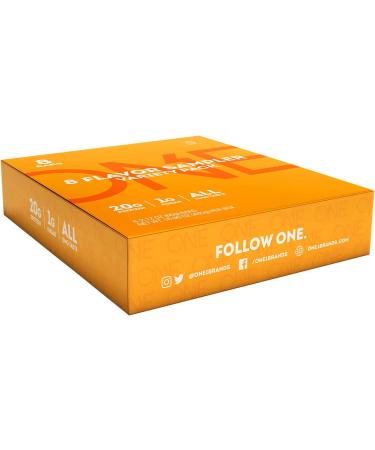 ONE Protein Bars Sampler Variety Pack - Gluten Free, 20g Protein, 1g Sugar - 8 Count, 2.12 Oz Bars - Buy Online on GoSupps.com