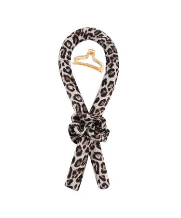 HMMJ Women Heatless Curling Rod Headband No Heat Curl Silk Ribbon with Hair Clips and Scrunchie Sleeping Hair Rollers DIY Hair Styling Tools Kit for Soft Headband Wave Formers Hair Curlers 4