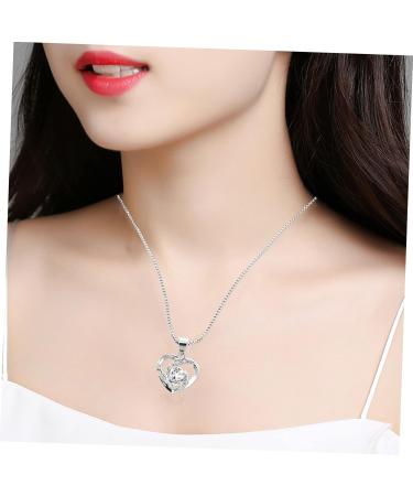 1 Set 2 Pcs Valentine's Day Present Neck Wedding Supplies 27X5CMx3pcs Silverx3pcs - Buy Online on GoSupps.com