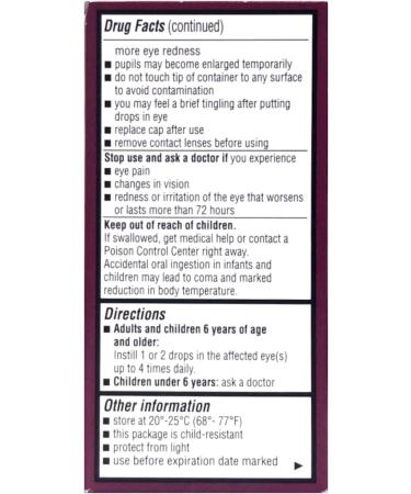 B&L Opcon-A Allergy Relief Eye Drops 0.5oz | Fast Relief for Itchy Eyes | International Shipping Available - Buy Online on GoSupps.com