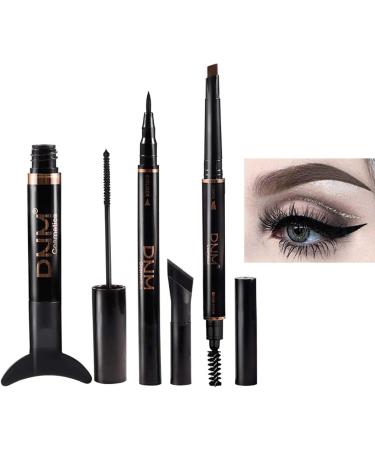 Eye Makeup Set - Eye Makeup Set Create Natural-Looking | Eyeliner and Mascara Set Create Natural-Looking Professional Eye-Makeup Highly Pigmented Instantly Lengthen Eyelashes Mona43henry 01# - Buy Online on GoSupps.com
