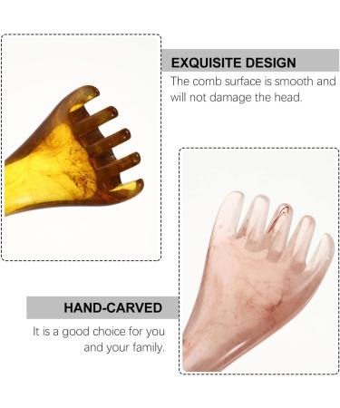 Aboofan 2-Stroke Massage Device - Five Claws Beeswax Guasha Tools for Skin Care & Scalp Massager | Body Scratching Spa Tool (17x5.5cm) - Buy Online on GoSupps.com