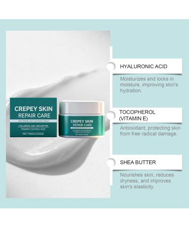  SKZKK Crepey Skin Repair Treatment Firming and tightening face cream absorbs quickly for all skin types gentle hydration relieves dryness and a smooth texture (3 pcs) - Buy Online on GoSupps.com