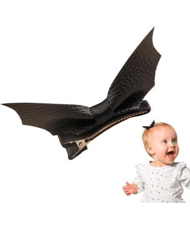 Yapetnck Halloween Hairclips - Funky Black Bat Wing Hairpins - Halloween Decorative Headwear Barrettes Duckbill Clips for Teen Girls Hair Accessories - Buy Online on GoSupps.com