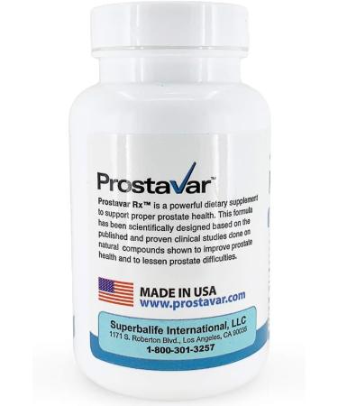 Prostavar Prostate Support with Saw Palmetto 605mg - 630 Capsules - 7 Month Supply - Buy Online on GoSupps.com