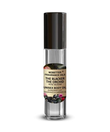 MOBETTER FRAGRANCE OILS The Blacker The Orchid Rose Bloom Fragrance Body Oil for Unisex