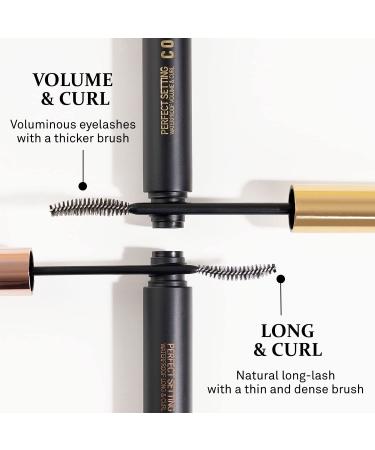 COSNORI Perfect Setting Waterproof Mascara - Long & Curl, 0.24 fl.oz. Black Fiber Mascara - Buy Online on GoSupps.com