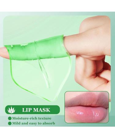  Gyiocill Eye pads and lip mask with aloe vera (anti-aging pads against wrinkles puffiness and swelling Refreshing eye serum for the eye contour Ideal - Buy Online on GoSupps.com