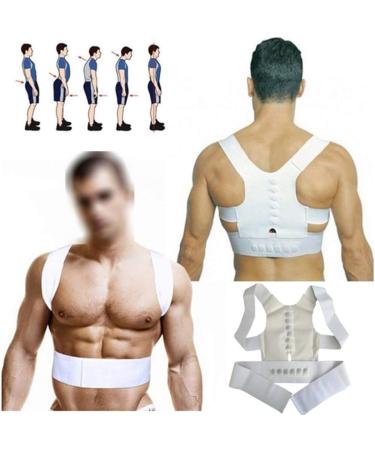 Posture Corrector Brace Shoulder Back Support Belt for Men Women Braces Supports Belt Shoulder Posture - Buy Online on GoSupps.com