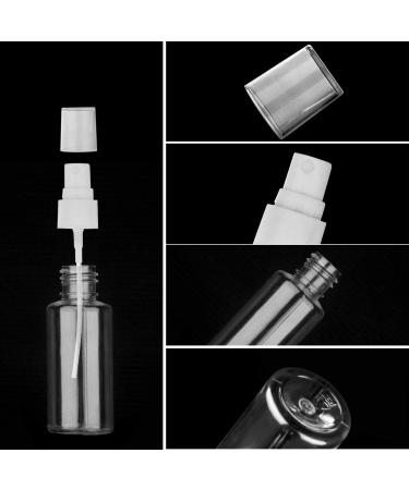 1oz/30ml Mini Plastic Fine Mist Spray Bottles - 6 Pack with Funnels and Labels | Small Empty Travel Bottles - Buy Online on GoSupps.com