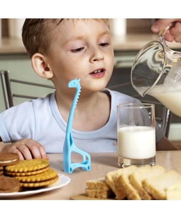 AIEVE Giraffe Cookie Dunker for Oreo - Chocolate Chip Dunking Holder & Spoon Fork Set - BPA-Free - Buy Online on GoSupps.com