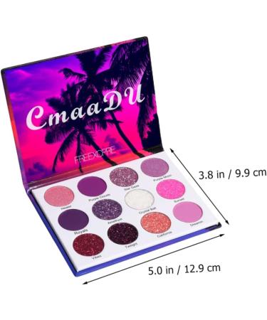 BELLIFFY 1 Box Eyeshadow Palette Glitter Eye Shadow Makeup Palette Makeup Pallet Colorful Plastic - Buy Online on GoSupps.com