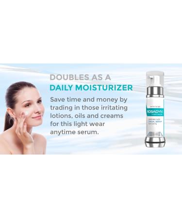 Premium Rosacea Treatment Face Serum | Vitamin C Hyaluronic Acid & Retinol - 1oz - Soothing & Anti-Aging - Buy Online on GoSupps.com