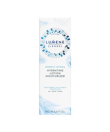 Nordic Hydra L HDE Hydrating Lotion Moisturizer | Lightweight Facial Emulsion | Controls Shine and Hydrates | Non-Comedogenic | For All Skin Types | Organic Nordic Birch Sap | Vegan | 3.4 Fl.oz. - Buy Online on GoSupps.com