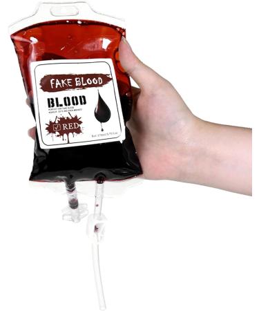  Byuexhp Liquid Paint Kit - 170ml - Waterproof Bag for Halloween - Red and Blue Makeup for Women and Men - Spooky Party Supplies - Buy Online on GoSupps.com