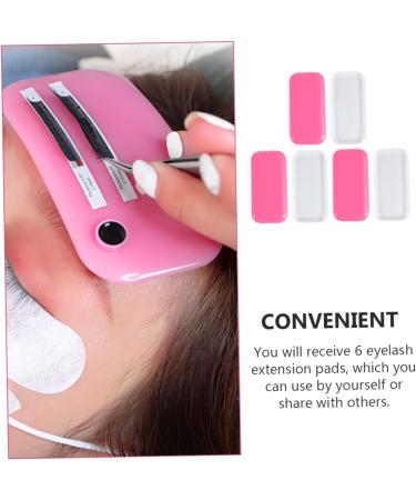Minkissy 6pcs False Eyelash Extension Pad | Silicone Lash Pallet for Loose & Fake Lashes | Best Eyelash Extension Tools - Buy Online on GoSupps.com