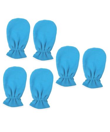 minkissy 3 Pairs Maintenance Essential Oil Gloves Hand Healing Gloves Paraffin Wax Bath Nail Art Hand Gloves Hand Wax Gloves Mittens Hot Wax for Hands and Hand Paraffin Polyester Spa Heater