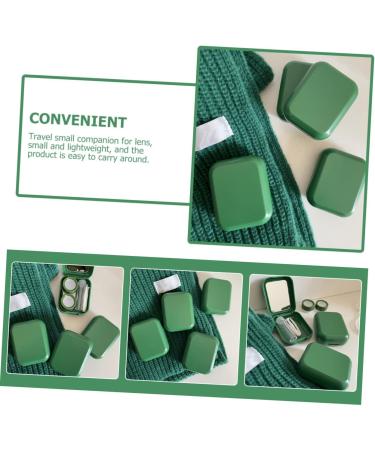 Lurrose Contact Lens Container Set - Foil Glitter Makeup Case with Mirror | Cute & Practical Storage for Tools - Buy Online on GoSupps.com