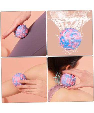 Garneck 4-Piece Fitness Massage Ball Set | Yoga & Myofascial Release for Lower Back & Shoulder Tension | Colorful EVA Massage Balls (7x7cm) - Buy Online on GoSupps.com