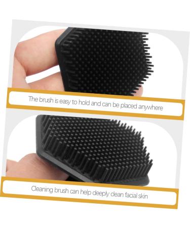 MERRYHAPY Silicone Face Brush Face Cleaner Brush Body Scrubber Deep Cleaning Facial Brush Face Wash Brush Face Washing Brush Handheld Face Scrubbers Home Facial Brush Face Tools - Buy Online on GoSupps.com