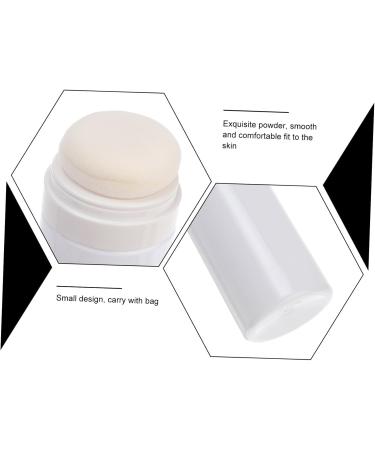 FRCOLOR 1Pc dispenser puff cotton pe talcum dispenser powder puff container Trip Powder Holder or - Buy Online on GoSupps.com