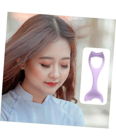 NOLITOY Mascara Brush Tuile Molds Silicone Makeup Tools Lash Tool Marscara Drawing Aid Tool Safety Mask Eyes 15X5.7CM Violet - Buy Online on GoSupps.com