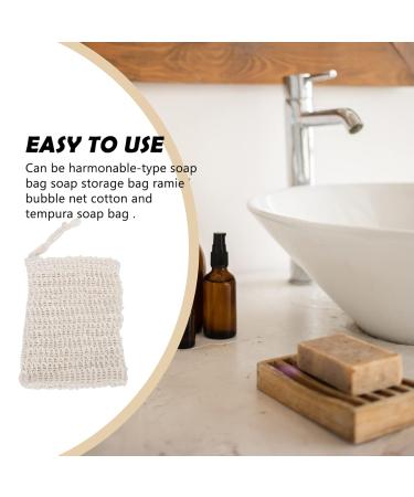 FRCOLOR 20 Pcs Soap Foaming Bags - Cotton & Nylon Soap Storage Net Pouches for Natural Soap & Miniatures | Eco-Friendly Soap Saver - Buy Online on GoSupps.com