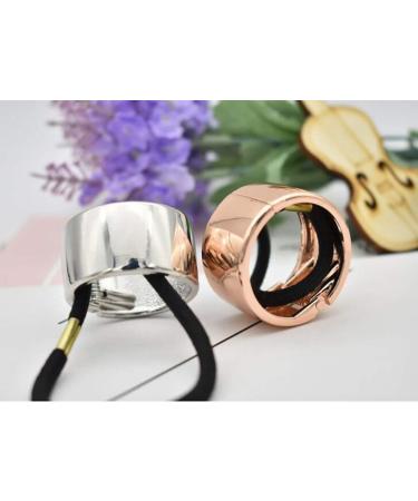 Set of 4 Fashion Punk Gothic Alloy Ponytail Cuff Elastic Hair Tie Ponytail Holder Women Girl Hair Band Hair Rope Hair Cuff Hair Clips (Small) - Buy Online on GoSupps.com