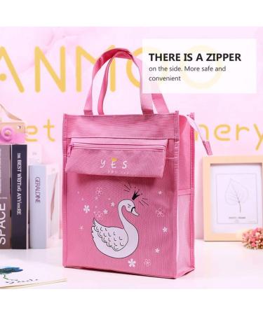 Cabilock Kids Tote Bags the Tote Bag Handbag Students School Bag Tote Tote Bag Pink School Bag Kids Crossbody Bag - Buy Online on GoSupps.com