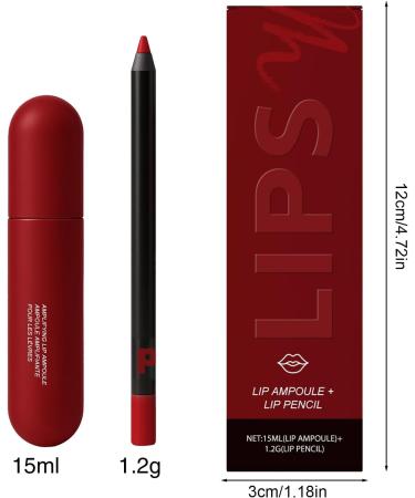 Travel Lipstick and Lip Liner Set Long-Lasting Makeup Products - Travel Lip Tint - For Ladies Mothers Students Travelers Beginners Brides Wedding Parties Evening Events - Buy Online on GoSupps.com