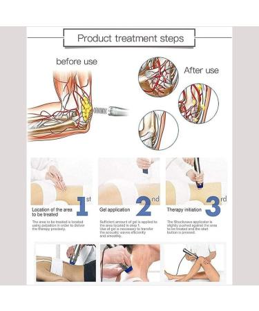 Affitto Ed Portable Extracorporeal Shock Wave Therapy Device | 7 Massage Heads for Deep Tissue Muscle Relief | Chronic Pain & Muscle Massage Solution - Buy Online on GoSupps.com