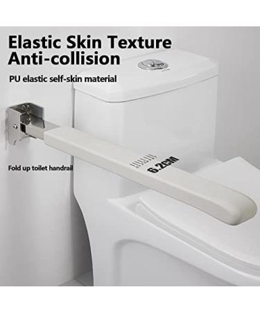Toilet Grab Rails Stainless Steel Handicap Safety Grab Bars Anti-Slip Bathroom Flip-Up Handrails For Elderly Seniors Disabled Shower Support Handle Bath Grips - Buy Online on GoSupps.com