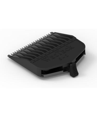 One Blade Adjustable Hair Clipper Guard - 5 Lengths Compatible with Wahl Babyliss JRL Gamma & TPOB | WezTeck Black - Buy Online on GoSupps.com
