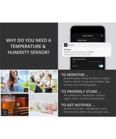 tempi.fi Wireless Temperature and Humidity Sensor - Buy Online on GoSupps.com