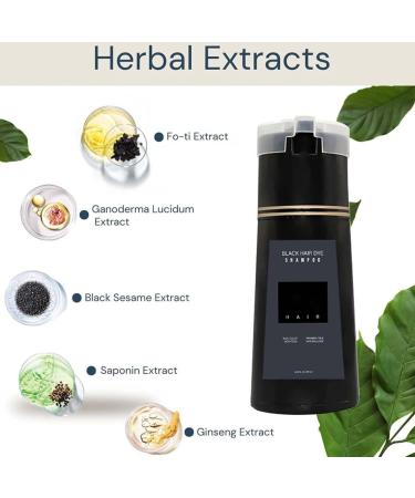 Plant herbs Hair Dye Shampoo Hair Instant Dye Shampoo Hair Color Shampoo for Gray Hair Long Lasting Hair Color Shampoo Hair Color for Gray Hair Coverage Quick Easy Safe for Women and Men (Light Brown) - Buy Online on GoSupps.com