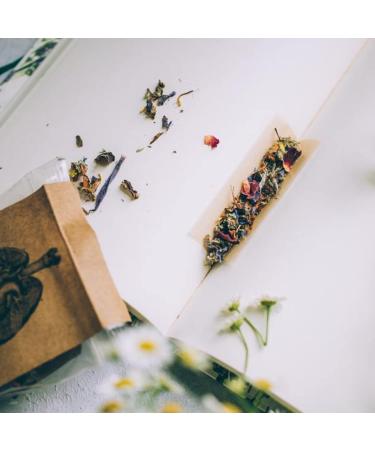 Anima Mundi Botanical Sacred Smoke - Organic Herbal Smoking Blend with Mugwort, Rose Petals & Calendula Flowers | Heart Chakra Blend - 0.5oz - Buy Online on GoSupps.com