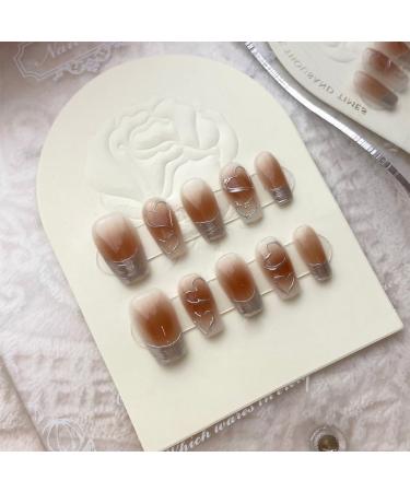 AJTUTUS Press on s Eye Catching Heart Pattern Stick on s s Art Accessories for Women and Girls - Buy Online on GoSupps.com