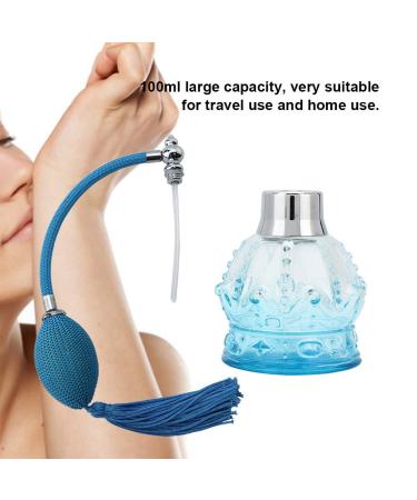 ZJchao 80ml Refillable Perfume Bottle - Carved Glass Spray Atomizer for Travel | Luxury Empty Fragrance Container - Buy Online on GoSupps.com
