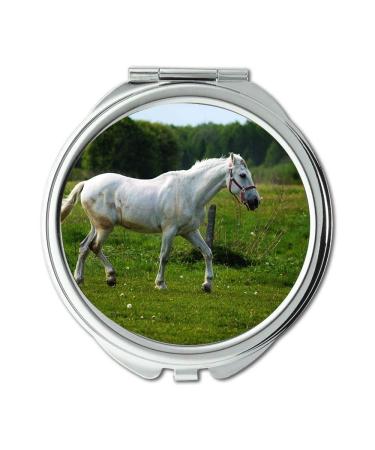 Mirror Travel Mirror agriculture animal close up pocket mirror portable mirror