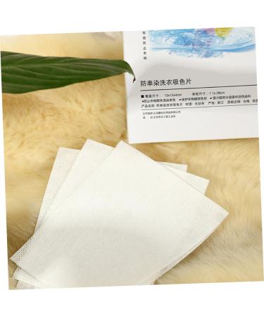 BCOATH 2 Boxes Absorbing Film Washing Machine Lint Catcher Washing Supplies Grabber Stain Remover Laundry Dyeing Cloth Laundry Color Keeper Clothes White Non-woven Fabric Blotting Paper - Buy Online on GoSupps.com