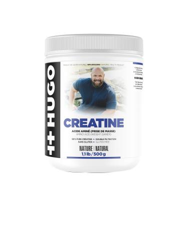 ++Hugo CREATINE Nurition Girard Powder | 500G/1.1LB Rapid Muscle Recovery | Pure Micronized Creatine | Time Release Blend | Natural Flavor