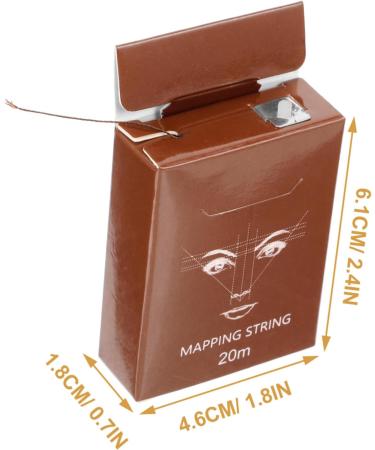 Beavorty 5 Boxes Ruler Ink Eyebrow Drawing Liner Brow Mapping Supplies Draw a Line Eyebrow Line 6.10X4.60X1.80CMx5pcs Light Brownx5pcs - Buy Online on GoSupps.com