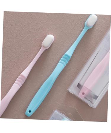 Tovinanna 4-Pack Travel Toothbrushes | Soft Charcoal Bristles | Adult Travel Accessories | Compact & Portable for Adults - Buy Online on GoSupps.com