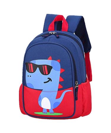 POWOFUN Kids Toddler Preschool Travel Backpack Cool Cute Cartoon Waterproof Daypack (Dinosaur Red)