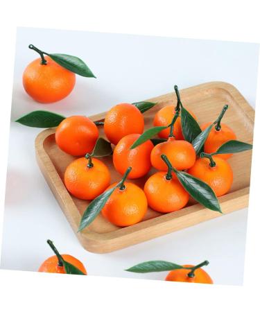 OUNONA Fake Fruits 10pcs Fake Fruit Orange Home Decor Simulation Oranges Realistic Fruit Artificial Fruit Decor Artificial Citrus Fruits Mini Artificial Fruit Ornament Foam Reward - Buy Online on GoSupps.com