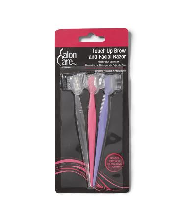 Salon Care Touch Up Brow & Facial Razor | Precision Hair Removal for Flawless Skin | International Shipping Available - Buy Online on GoSupps.com