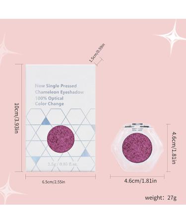 Eyeshadow with Exquisite Glitters Single Color-Shifting Eyeshadow Glitter Multichrome Eyeshadows Makeup Eye shadow powder Cosmetics Eyeshadow 09# - Buy Online on GoSupps.com