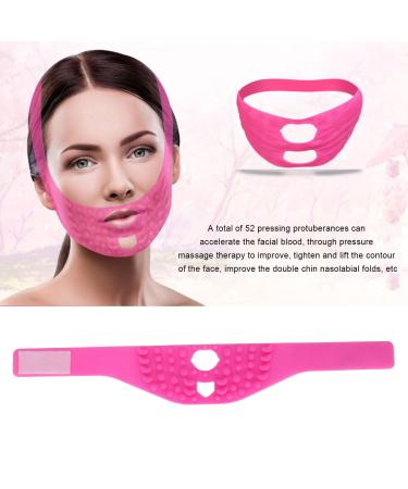 V Shaped Slimming Face Mask Silicone Facial Slimming Lifting Strap Face Bandages Double Chin Reduce Belts for Women Contouring Firming Face Sheet