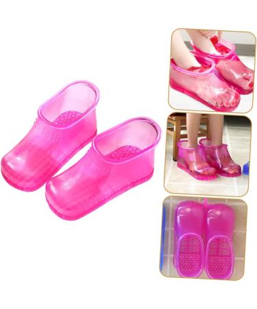 Healeved 1 Pair Foot Bath Shoes Creative Foot Soak Shoes Foot Bath Bucket Shoes Foot Washing Shoes Foot Bath Container Convenient Foot Soak Shoes Foot Soak Bucket Boots Foot Soaking Shoes 26.3x11cm Rosy - Buy Online on GoSupps.com