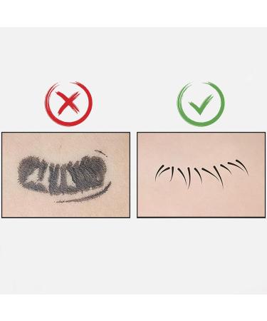  2 pieces Lower Lash Stamp Eyelash Tint Black Eyelash Stamp Brown False Eyelashes Eyeliner Sharpener Bottom Lashes Winged Eyeliner Tool Under Eye Makeup Tool For Women And Girls Black 1 count (Pack of 1) - Buy Online on GoSupps.com